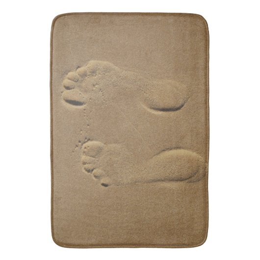 Tapis De Bain Mat de bain - Empreintes dans le sable (devant Vertical)