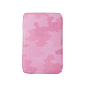 Tapis De Bain Mat de bain en camouflage rose (Devant (Vertical))