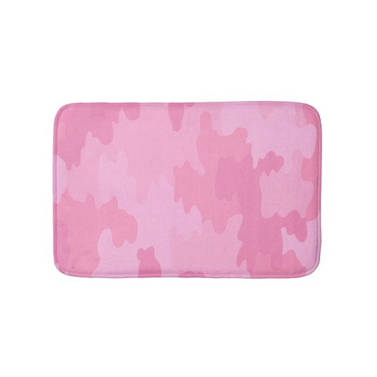 Tapis De Bain Mat de bain en camouflage rose (Devant)