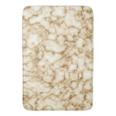 Tapis De Bain Mat de bain en marbre moderne White Gold Faux (devant Vertical)