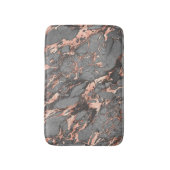 Tapis De Bain Mat de bain en marbre noir, gris et Rose (Devant (Vertical))