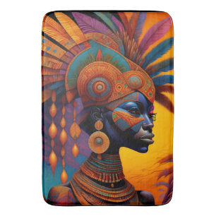 Tapis De Bain Mat de bain femme africaine