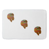 Tapis De Bain Mat de bain femme afro (Devant)