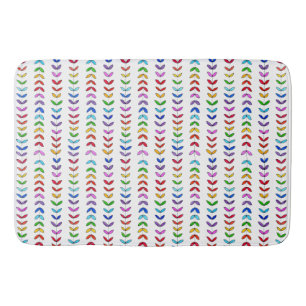 Tapis De Bain Mat de bain Feuille moderne, amusant et coloré