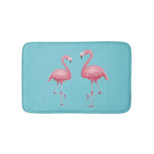 Tapis De Bain Mat de bain Flamant rose (Devant)