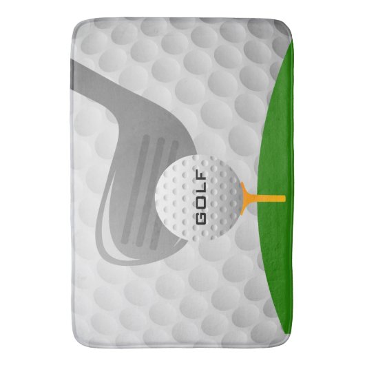 Tapis De Bain Mat de bain Golfing Design (devant Vertical)