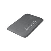 Tapis De Bain Mat de bain gris moderne (Angle)