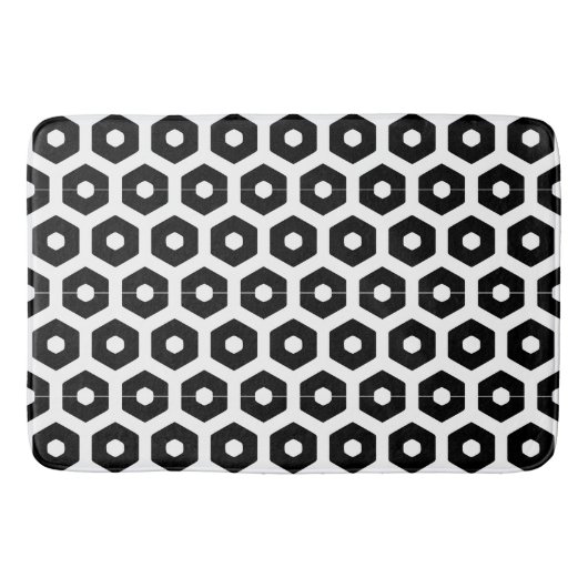 Tapis De Bain Mat de bain - Hexagons (Devant)