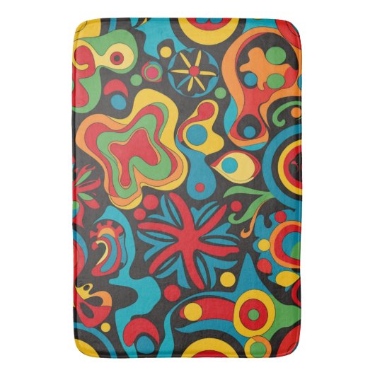 Tapis De Bain Mat de bain hippie (devant Vertical)