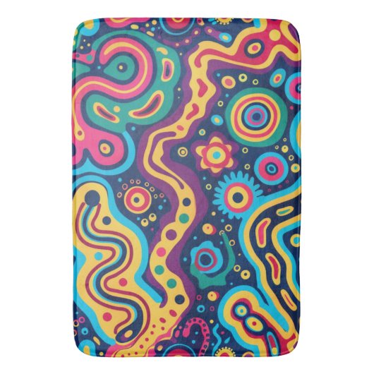 Tapis De Bain Mat de bain hippie (devant Vertical)