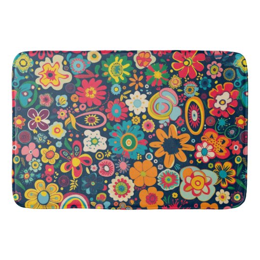 Tapis De Bain Mat de bain hippie (Devant)