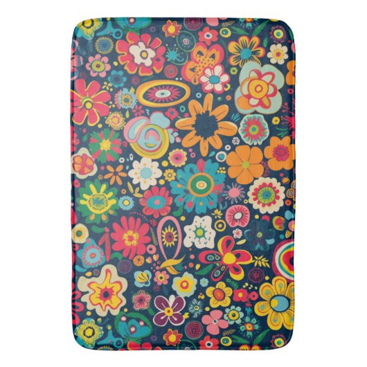 Tapis De Bain Mat de bain hippie (devant Vertical)