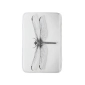 Tapis De Bain Mat de bain imprimé à libellules métalliques - élé (Devant (Vertical))