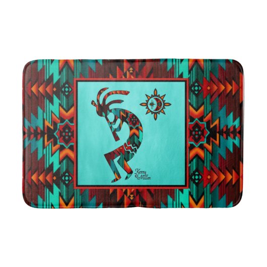 Tapis De Bain Mat de bain Kokopelli Sud-Ouest (Devant)