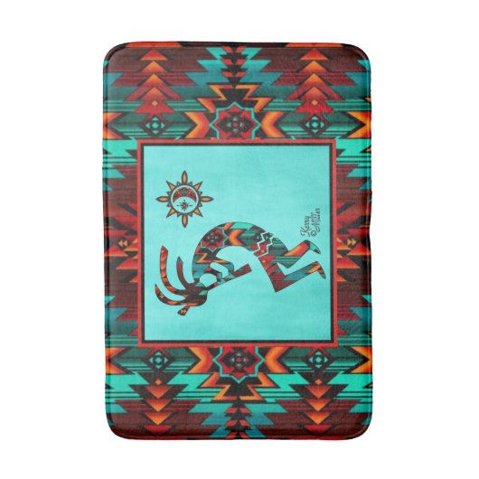 Tapis De Bain Mat de bain Kokopelli Sud-Ouest (Devant (Vertical))