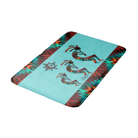 Tapis De Bain Mat de bain Kokopelli Sud-Ouest (Angle)