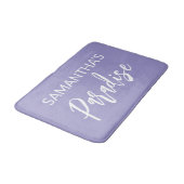 Tapis De Bain Mat de bain lavande moderne (Angle)