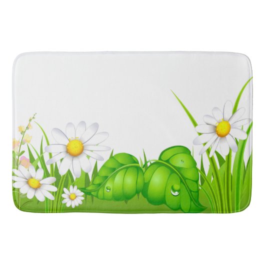 Tapis De Bain Mat de bain/marguerite de printemps (Devant)