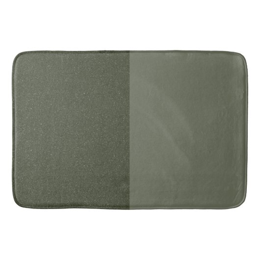 Tapis De Bain Mat de bain moderne Moss Green Split - Personnalis (Devant)