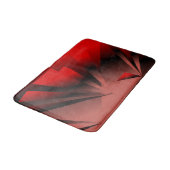Tapis De Bain Mat de bain moderne rouge et noir (Angle)