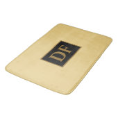 Tapis De Bain Mat de bain Monogramme Champagne (Angle)