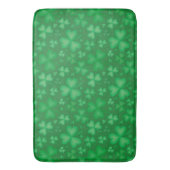 Tapis De Bain Mat de bain Motif Shamrock irlandais vert (devant Vertical)