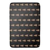 Tapis De Bain Mat de bain noir et or (devant Vertical)