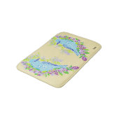 Tapis De Bain Mat de bain / Oiseaux bleus (Angle)