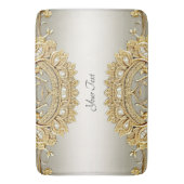 Tapis De Bain Mat de bain Orné Or (devant Vertical)