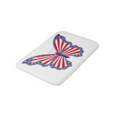 Tapis De Bain Mat de bain papillon patriotique (Angle)