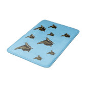 Tapis De Bain Mat de bain - Papillons à queue noire (Angle)