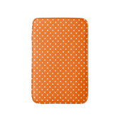 Tapis De Bain Mat de bain Pois orange (Devant (Vertical))