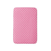 Tapis De Bain Mat de bain Pois rose (Devant (Vertical))