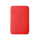 Tapis De Bain Mat de bain Pois rouge (Devant (Vertical))