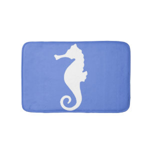 Tapis De Bain Mat de bain pour hippocampe bleu