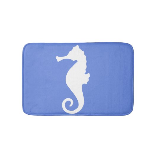 Tapis De Bain Mat de bain pour hippocampe bleu (Devant)