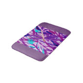 Tapis De Bain Mat de bain pourpre à libellules (Angle)