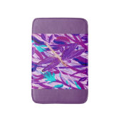 Tapis De Bain Mat de bain pourpre à libellules (Devant (Vertical))