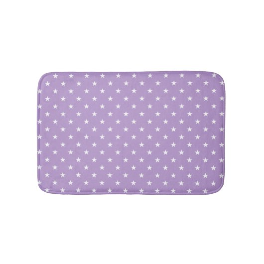 Tapis De Bain Mat de bain pourpre étoile (Devant)