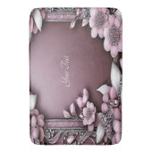 Tapis De Bain Mat de bain rose (devant Vertical)