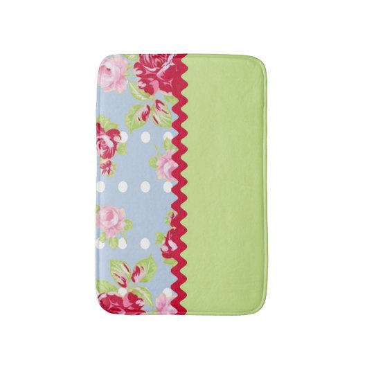 Tapis De Bain Mat de bain rose (Devant (Vertical))