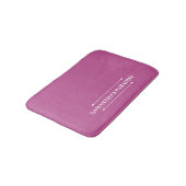 Tapis De Bain Mat de bain rose chaud moderne (Angle)