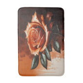 Tapis De Bain Mat de bain Rose gothique orange (Devant (Vertical))