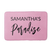 Tapis De Bain Mat de bain rose moderne (Devant)