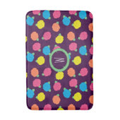 Tapis De Bain Mat de bain Rose Neon (Devant (Vertical))