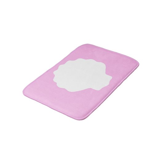 Tapis De Bain Mat de bain rose perle (Angle)