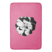 Tapis De Bain Mat de bain rose rose monochrome (devant Vertical)