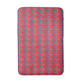 Tapis De Bain Mat de bain rouge et bleu (Devant (Vertical))