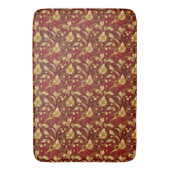 Tapis De Bain Mat de bain rouge et or (devant Vertical)
