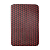 Tapis De Bain Mat de bain rouge noir (Devant (Vertical))